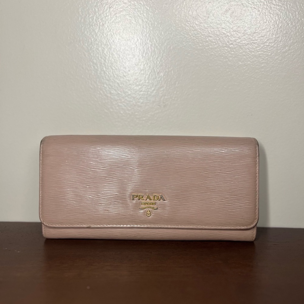 Prada Pink Leather Wallet